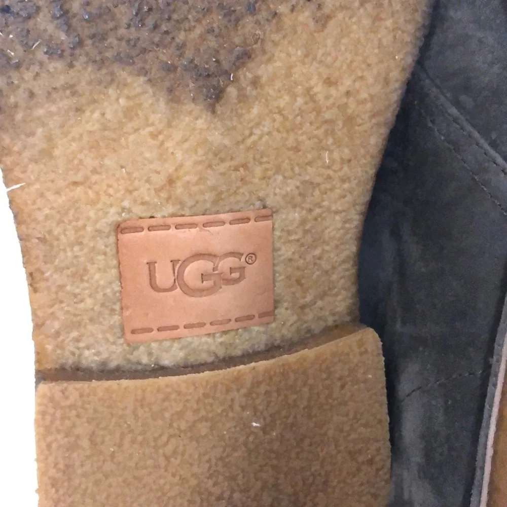 UGG Men's Gray Suede Chukka Boots Desert Lace Up Leather Size 10